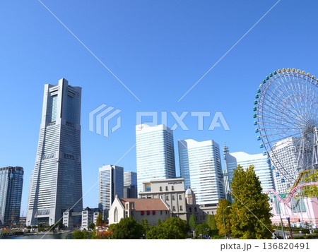 晴天のみなとみらい 136820491