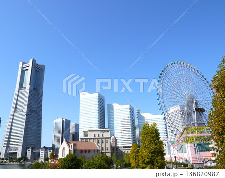 みなとみらいの風景 136820987
