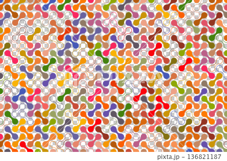 seamless pattern with multicolor metaballs on black background seamless pattern with multicolor metaballs on black background 136821187