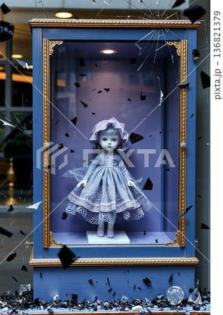 ミニチュア風に撮影したものですドールハウス 136821379