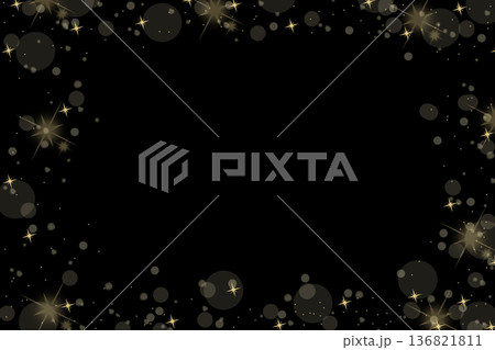 Luxury Christmas background with golden lights 136821811