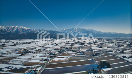 2月下旬の富山県東部の朝日町の様子 2月下旬の富山県東部の朝日町の様子 136823815