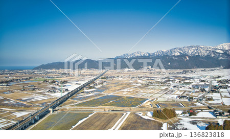 2月下旬の富山県東部の朝日町の様子 2月下旬の富山県東部の朝日町の様子 136823818