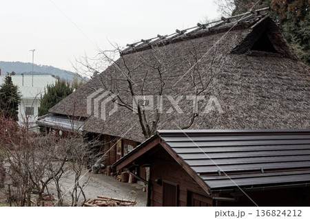 野外博物館 日本大正村旧三宅家全景 野外博物館 日本大正村旧三宅家全景 136824212