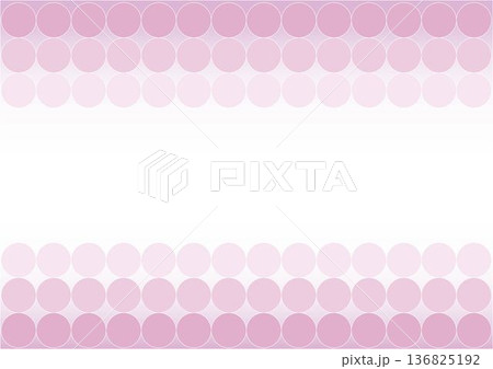 丸を基調としたシンプルな背景素材_ピンク 丸を基調としたシンプルな背景素材_ピンク 136825192