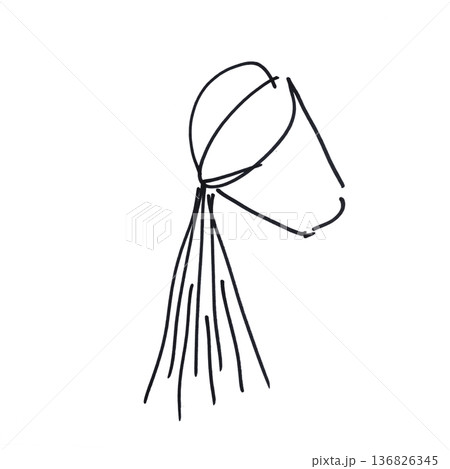 water poured from a bucket drawn with a black marker water poured from a bucket drawn with a black marker 136826345