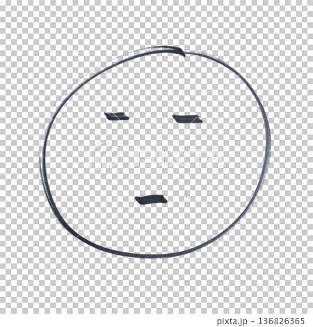 a drawing of a face made with a black marker a drawing of a face made with a black marker 136826365