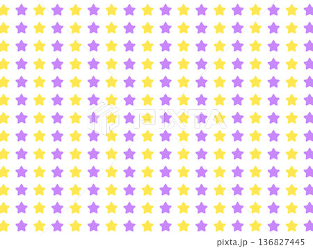 黄紫の星の背景素材 黄紫の星の背景素材 136827445