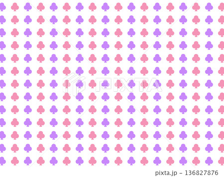 紫桃のクローバーの背景素材 紫桃のクローバーの背景素材 136827876
