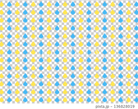 青黄のスペードの背景素材 136828019