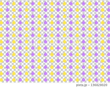 黄紫のスペードの背景素材 136828020