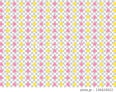 黄桃のスペードの背景素材 136828022