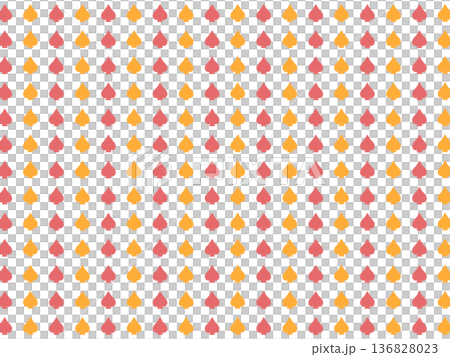 赤橙のスペードの背景素材 136828023