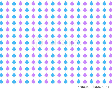 青紫のスペードの背景素材 136828024