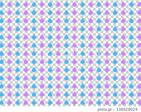 青紫のスペードの背景素材 136828024