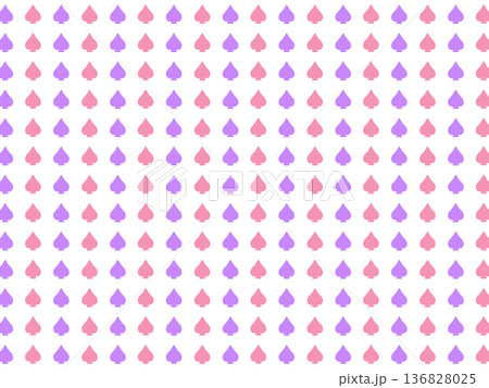 紫桃のスペードの背景素材 136828025
