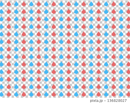 赤青のスペードの背景素材 136828027