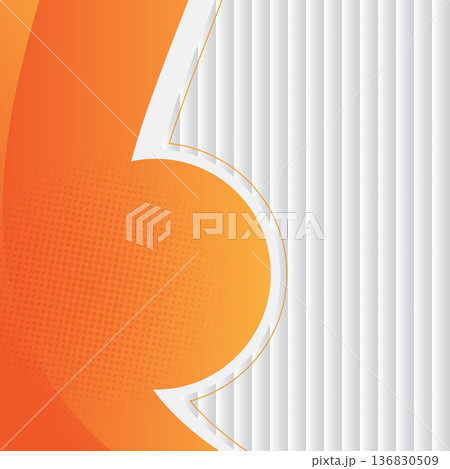 Orange and White Abstract Background Orange and White Abstract Background 136830509