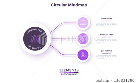 Modern Infographic Vector Illustration. Presentation Slide Chart 136831290