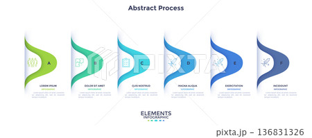 Modern Infographic Vector Illustration. Presentation Slide Chart Modern Infographic Vector Illustration. Presentation Slide Chart 136831326