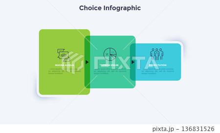 Modern Infographic Vector Illustration. Presentation Slide Chart Modern Infographic Vector Illustration. Presentation Slide Chart 136831526