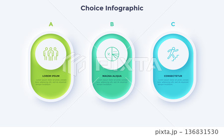 Modern Infographic Vector Illustration. Presentation Slide Chart 136831530