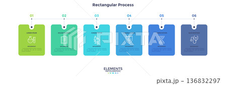 Modern Infographic Vector Illustration. Presentation Slide Chart 136832297