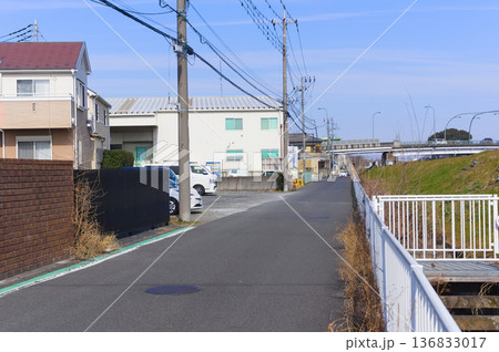 埼玉県川口市芝川沿い2026年2月 136833017