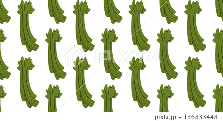 Asparagus Seamless Pattern Design 136833448