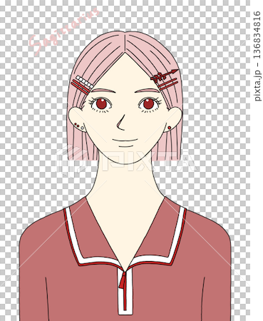 Sagittarius motif girl Sagittarius motif girl 136834816