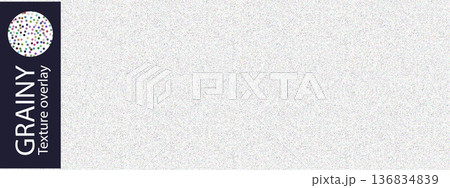 Noisy white seamless pattern and grain bg, tiny black dots in grainy texture overlay. Dust gritty effect for grunge speckle paper, vintage halftone distress. Light shade of dissolved glitter vector 136834839