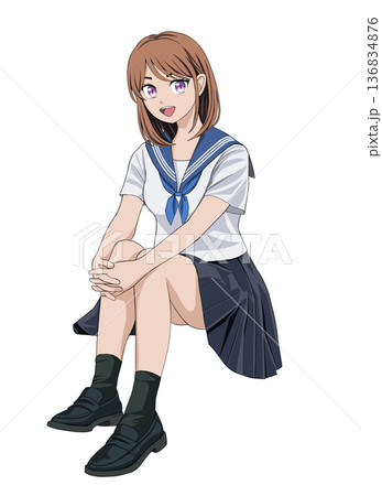 女子高生 136834876