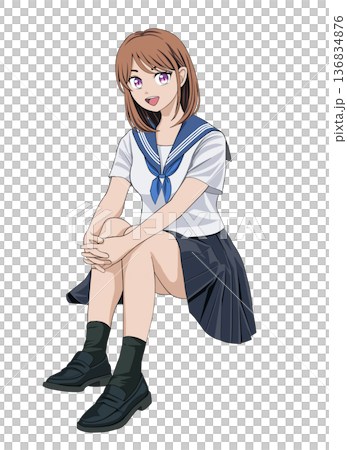 學校的女生 學校的女生 136834876