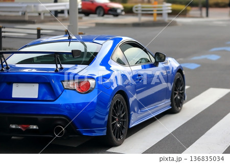 青い国産スポーツカー 青い国産スポーツカー 136835034