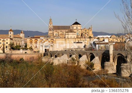 世界遺産 コルドバ歴史地区 メスキータとローマ橋 スペイン ヨーロッパ 世界遺産 コルドバ歴史地区 メスキータとローマ橋 スペイン ヨーロッパ 136835276