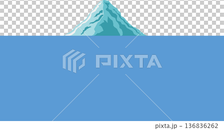 冰山一角的插圖 冰山一角的插圖 136836262