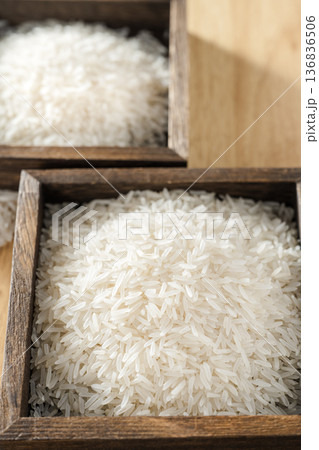 Long-grain rice 136836506