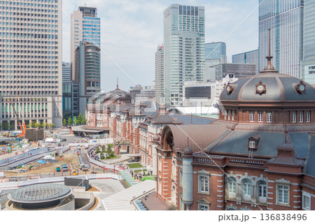 【東京駅 工事中】 【東京駅 工事中】 136838496