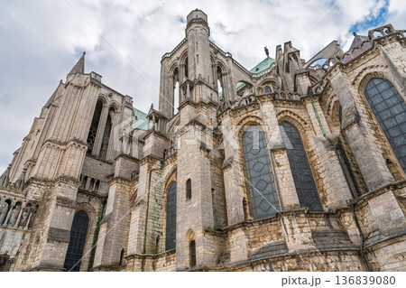 Chartres Cathedral, France Gothic Grandeur of Medieval Architecture and Timeless Beauty 136839080