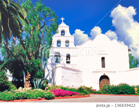 サンディエゴのサンディエゴエミッションの景観 136839422