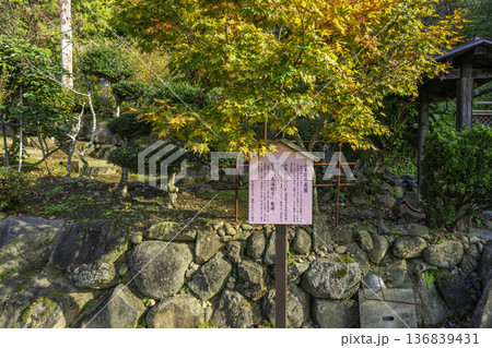 鳥海山蕨岡 上寺 山本坊庭園 山形県遊佐町 鳥海山蕨岡 上寺 山本坊庭園 山形県遊佐町 136839431