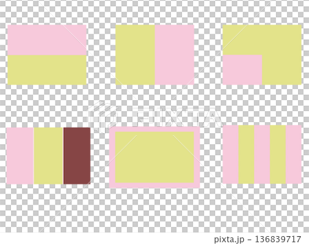 Cute background in the style of three-colored dumplings Cute background in the style of three-colored dumplings 136839717