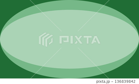 Modern abstract background with layered oval shapes in shades of green. Minimalist sage and forest green composition. Modern abstract background with layered oval shapes in shades of green. Minimalist sage and forest green composition. 136839842