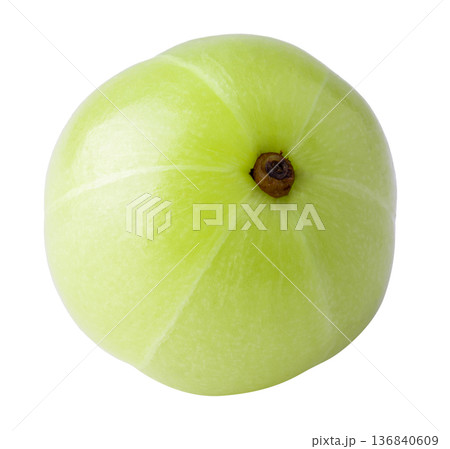 Indian gooseberry isolated on white background Indian gooseberry isolated on white background 136840609