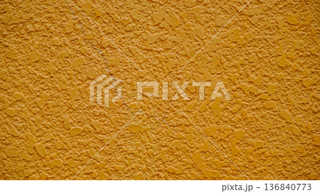 Orange Color Painted Stucco texture 136840773