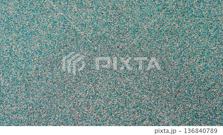 texture of green urethane floor surface 136840789