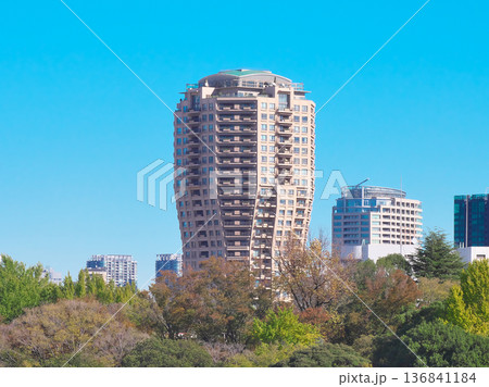 緑豊かな元麻布の高級マンション　 都市景観（2023年11月） 136841184