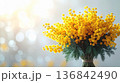 ミモザのブーケ 136842490