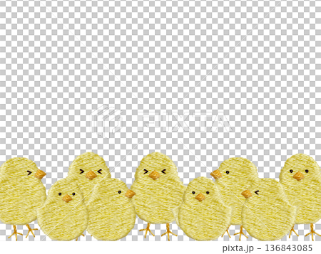 【小雞框】手工刺繡插圖材料 136843085