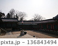 Traditional Korean Architecture in Seoul 136843494